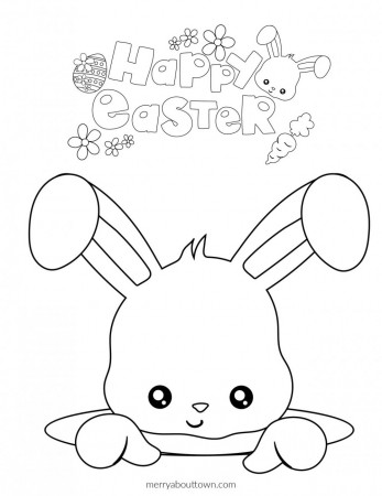 Free Easter Printable Coloring Pages - Merry About Town