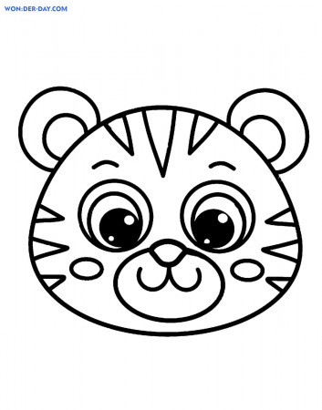 New Year 2022 Tiger coloring pages | 100 Free coloring pages