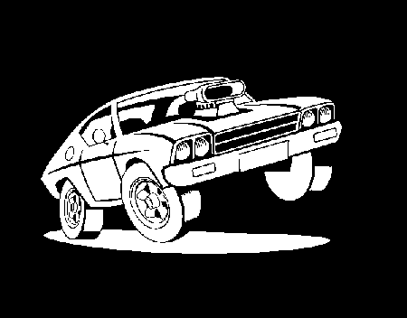 Muscle car coloring page - Coloringcrew.com