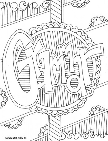 Subject Cover Pages Coloring Pages - Classroom Doodles