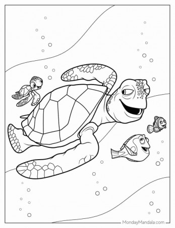 28 Finding Nemo Coloring Pages (Free ...