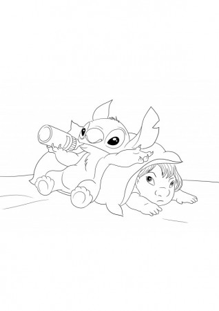 Baby Stitch and Lilo to download for ...