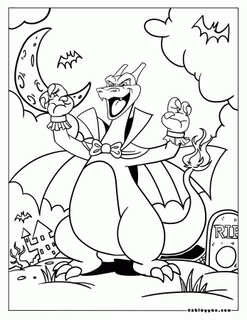 Free Pokemon Halloween Coloring Pages ...