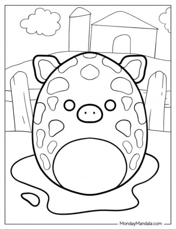 50 Squishmallow Coloring Pages (Free ...
