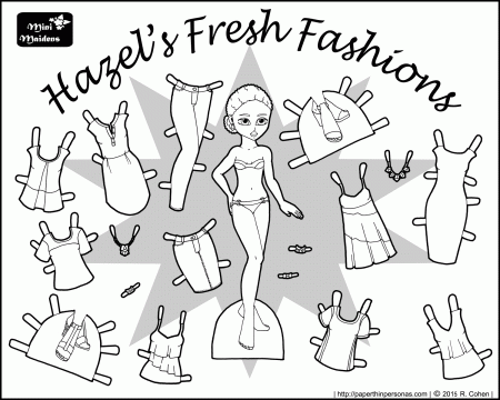 Hazel's Fresh Fashions: A Paper Doll