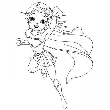 Super Hero Girls Coloring Pages - Get Coloring Pages