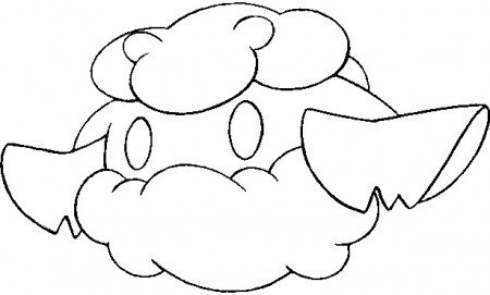 Coloring Pages Pokemon - Cottonee - Drawings Pokemon