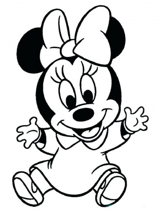 Coloring Pages | Baby Mickey Mouse Coloring Pages