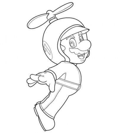 Top 20 Free Printable Super Mario Coloring Pages Online