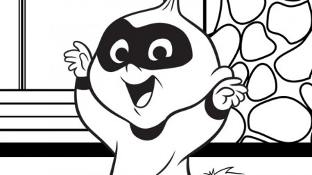 Jack Jack Coloring Page - Free Disney Incredibles 2 download