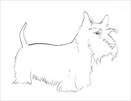 6+ Scottie Dog Templates, Crafts & Colouring Pages