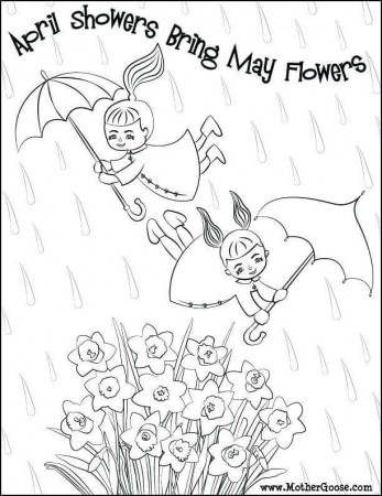 20 Free Printable April Coloring Pages