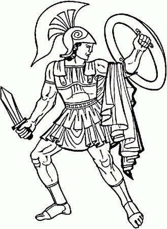 Ancient Greek Coloring Pages free image download