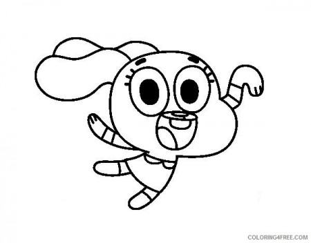 The Amazing World of Gumball Coloring Pages Printable ...