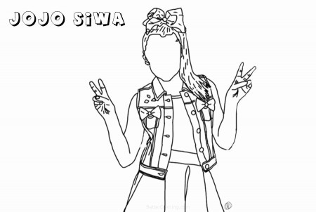 Jojo Siwa Coloring Page Elegant Jojo Siwa and Bowbow Free ...