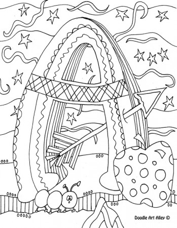 Letter Coloring Pages - Classroom Doodles