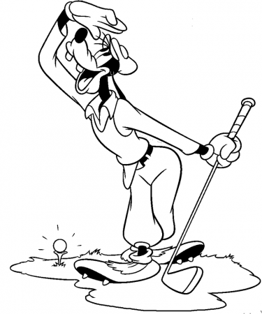 Disney Pluto themed Golf Coloring Page | Sports coloring pages, Disney coloring  pages, Coloring pages