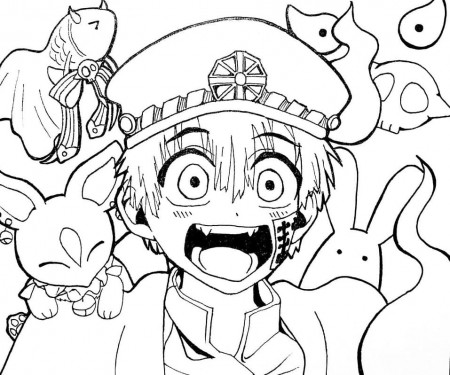 Printable Toilet Bound Hanako-Kun Coloring Pages - Anime Coloring Pages