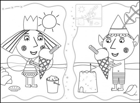 Many coloring pages for kids and adults. This magic coloring page about  your favourite Ben & Holly's Littl… | Ben and holly, Coloring pages, Coloring  pages for kids