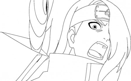 tobi and deidara Coloring Page - Anime Coloring Pages