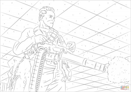 Terminator Coloring Pages at GetDrawings | Free download