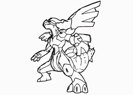 Pokemon Coloring Pages Zekrom
