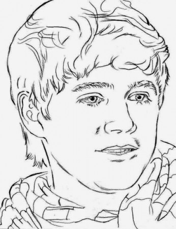 niall horan colouring pages - Clip Art Library