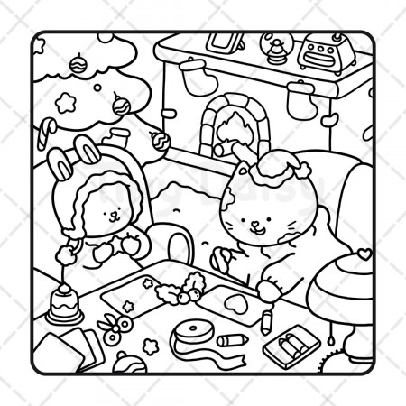 Cozy Buddies Coloring Book: A Warm and ...
