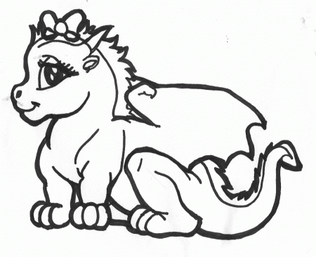 Coloring Pages Of A Dragon - Free Printable Coloring Pages | Free 