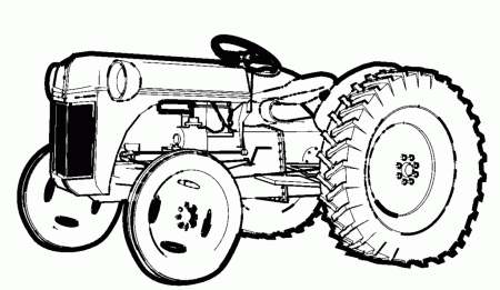 Free Printable Tractor Coloring Sheets