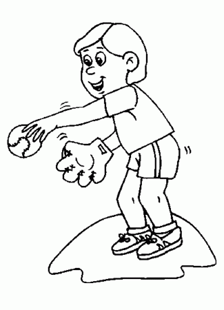 Baseball Coloring Pages (20) - Coloring Kids