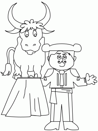 matador coloring pages | Coloring-