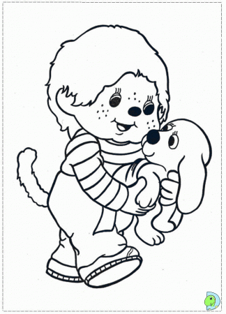 Monchhichi Coloring page- DinoKids.