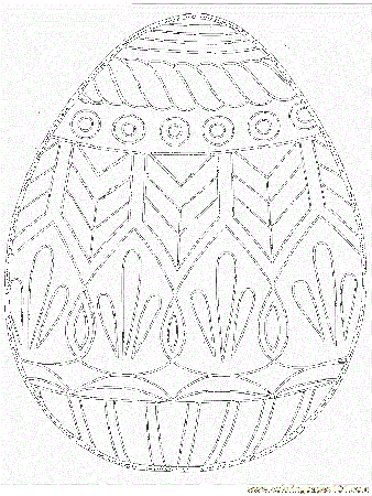 Coloring Pages Easter Coloring Egg01 (Animals > Others) - free 