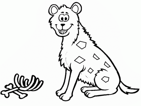 Hyena-coloring-pages-7 | Free Coloring Page Site