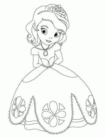 Coloring Pages Of Sofia The First | Barbie Coloring Pages 