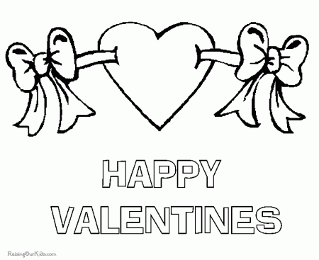 Valentine hearts coloring pages - 027
