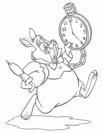 Coloring Page - Alice in wonderland coloring pages 10