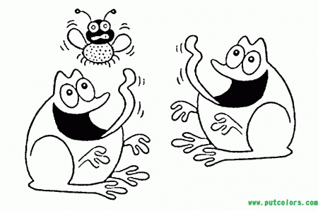 Frog Crazy Album Coloring Pages