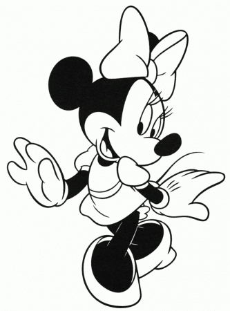 amazing coloring pages mini mouse printable