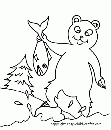 Bear Coloring Page | Disney Coloring Pages | Kids Coloring Pages 