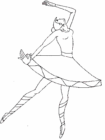 Ballet 10 Sports Coloring Pages & Coloring Book