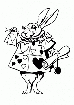 Alice-in-wonderland-coloring-13 | Free Coloring Page Site