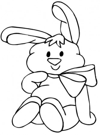rabbit coloring pages to print