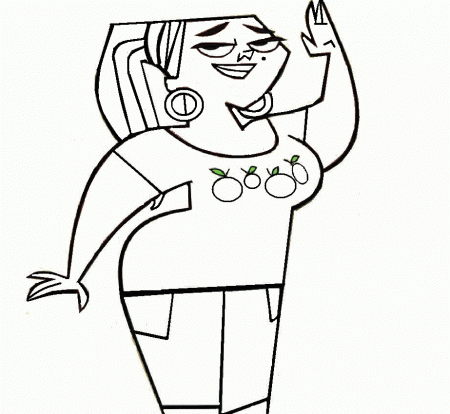 Total Drama Island Coloring Pages Total Drama Island 7892911 645 