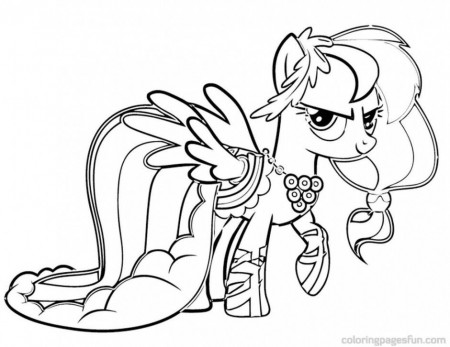 Free Online My Little Pony Rarity Colouring Page My Little Pony 