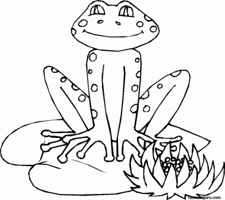 Leap Frog Coloring Pages Free Printable Frog Coloring Pages For 