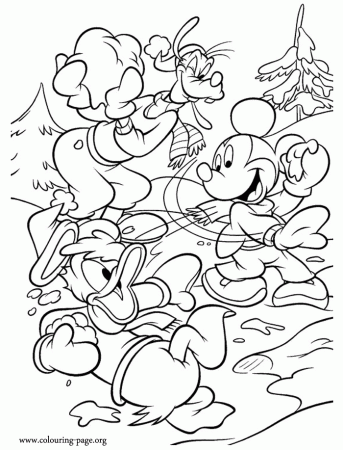 mickey donald goofy Colouring Pages (page 3)