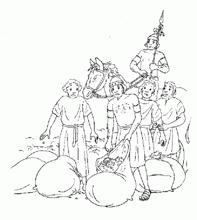 Bible Stories Coloring Pages 43 | Free Printable Coloring Pages 