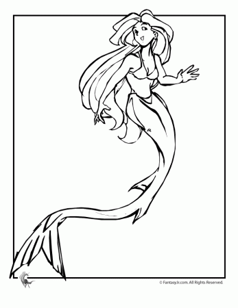 Coloring Pages Mermaids 566 | Free Printable Coloring Pages
